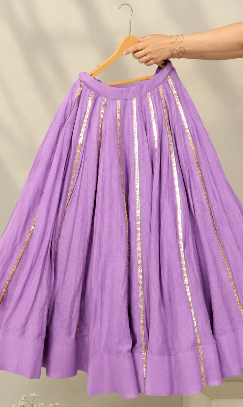Aadhya – Crush Chinon Sequined Chaniya