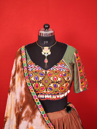 Gumar – Slub Silk Heritage Flare Lehenga