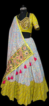 Gulabo Pure Braso Cotton Lehenga Set