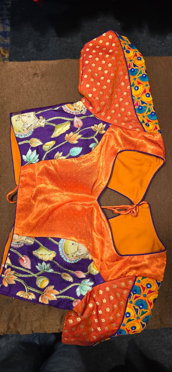 Gulnaar Gajji Silk Blouse