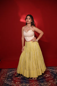 Devi Drapé Lehenga Set