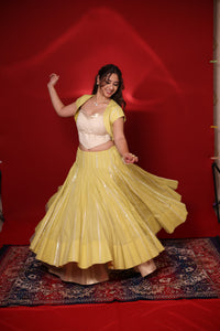 Devi Drapé Lehenga Set