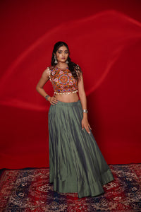 Gamthi Tadka Lehenga Set