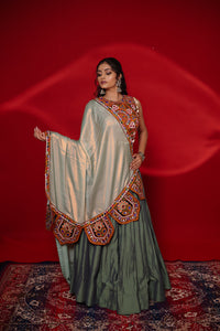 Gamthi Tadka Lehenga Set