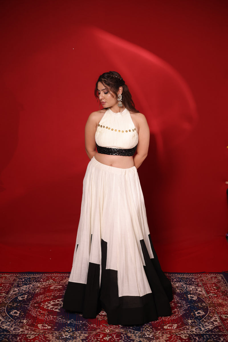 Zankar Noir Lehenga Set