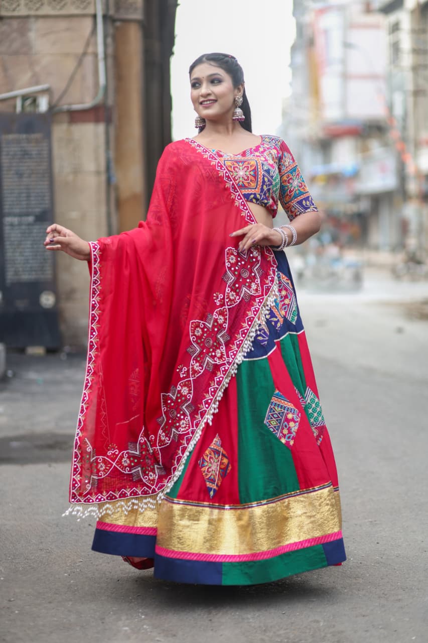 Durga Statement Lehenga Set