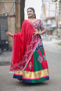 Durga Statement Lehenga Set