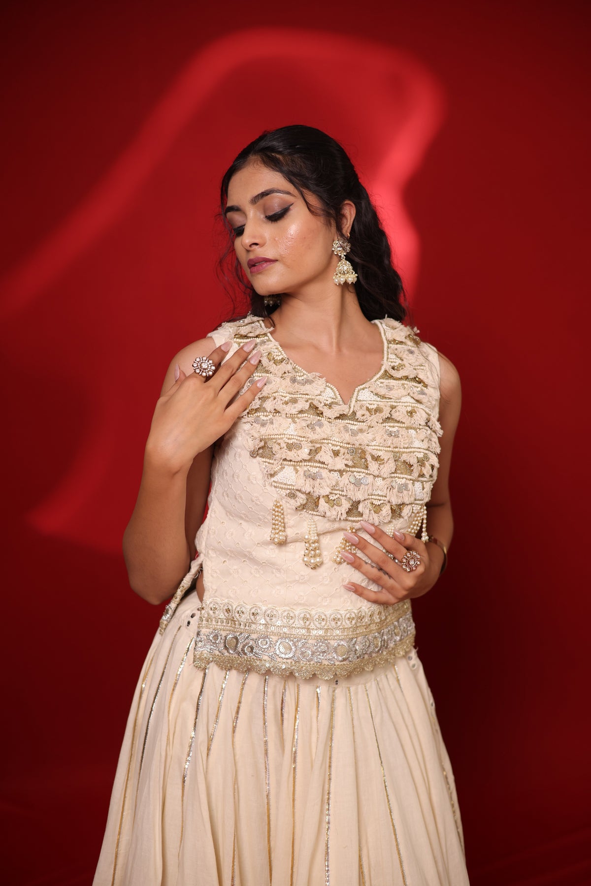 Motimel Lehenga Set