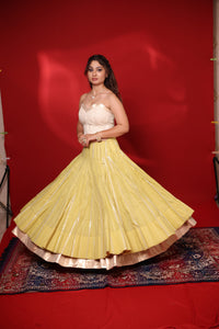 Devi Drapé Lehenga Set