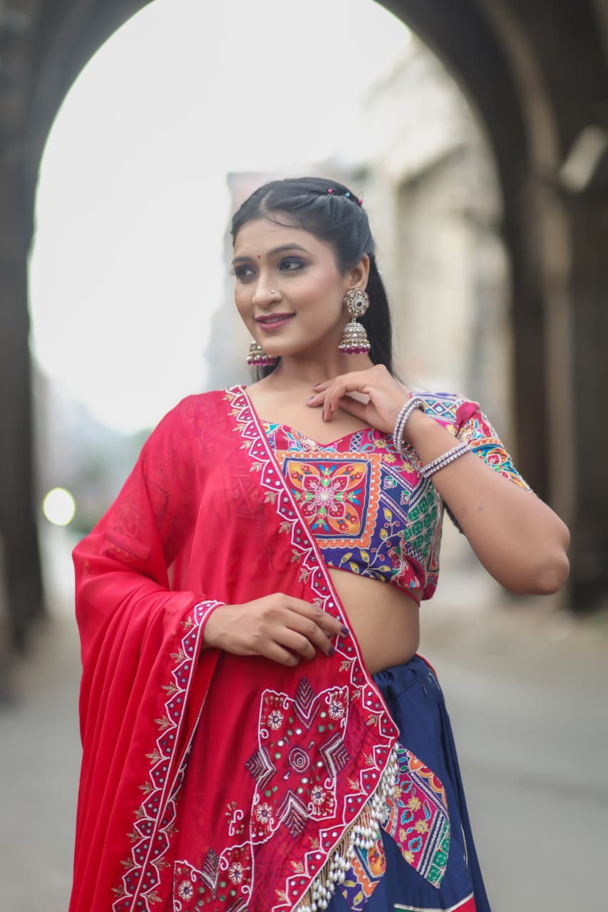 Durga Statement Lehenga Set
