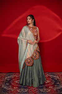 Gamthi Tadka Lehenga Set