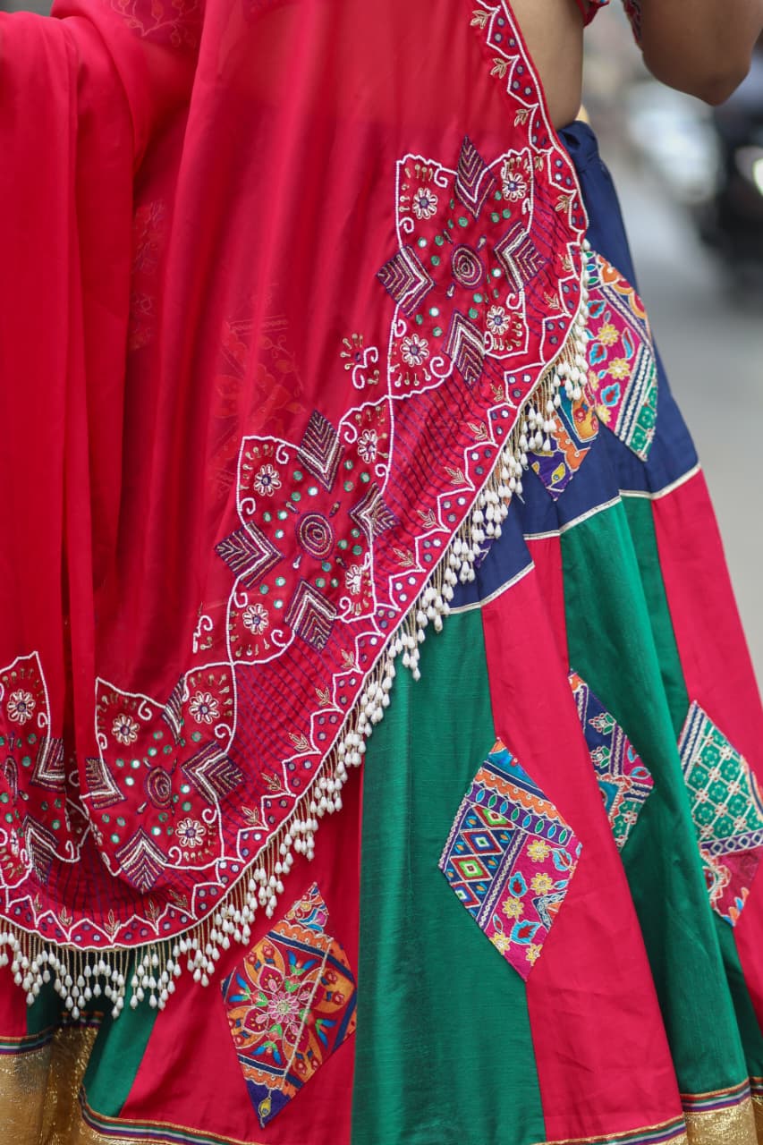 Durga Statement Lehenga Set
