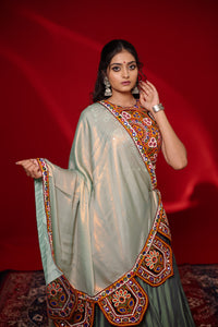 Gamthi Tadka Lehenga Set