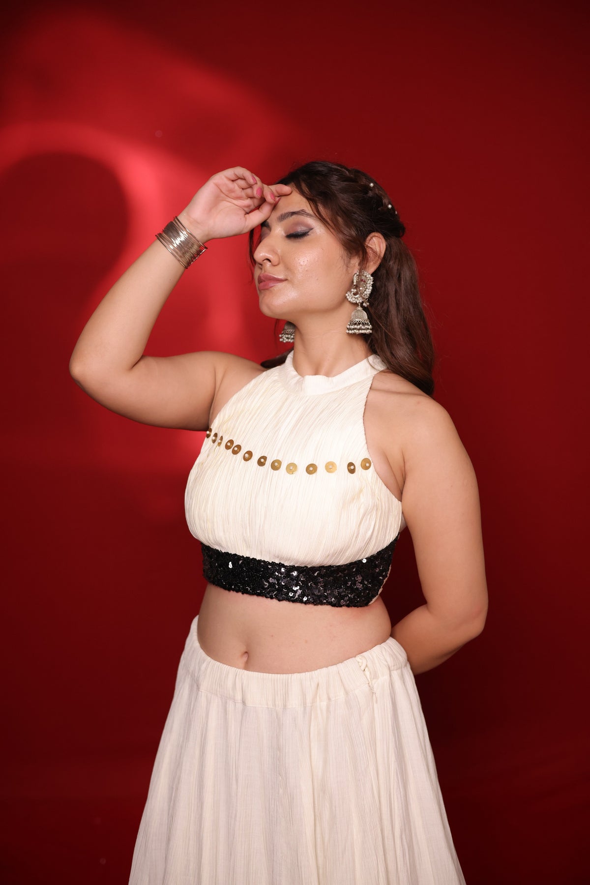 Zankar Noir Lehenga Set