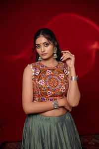 Gamthi Tadka Lehenga Set