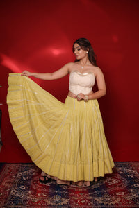 Devi Drapé Lehenga Set
