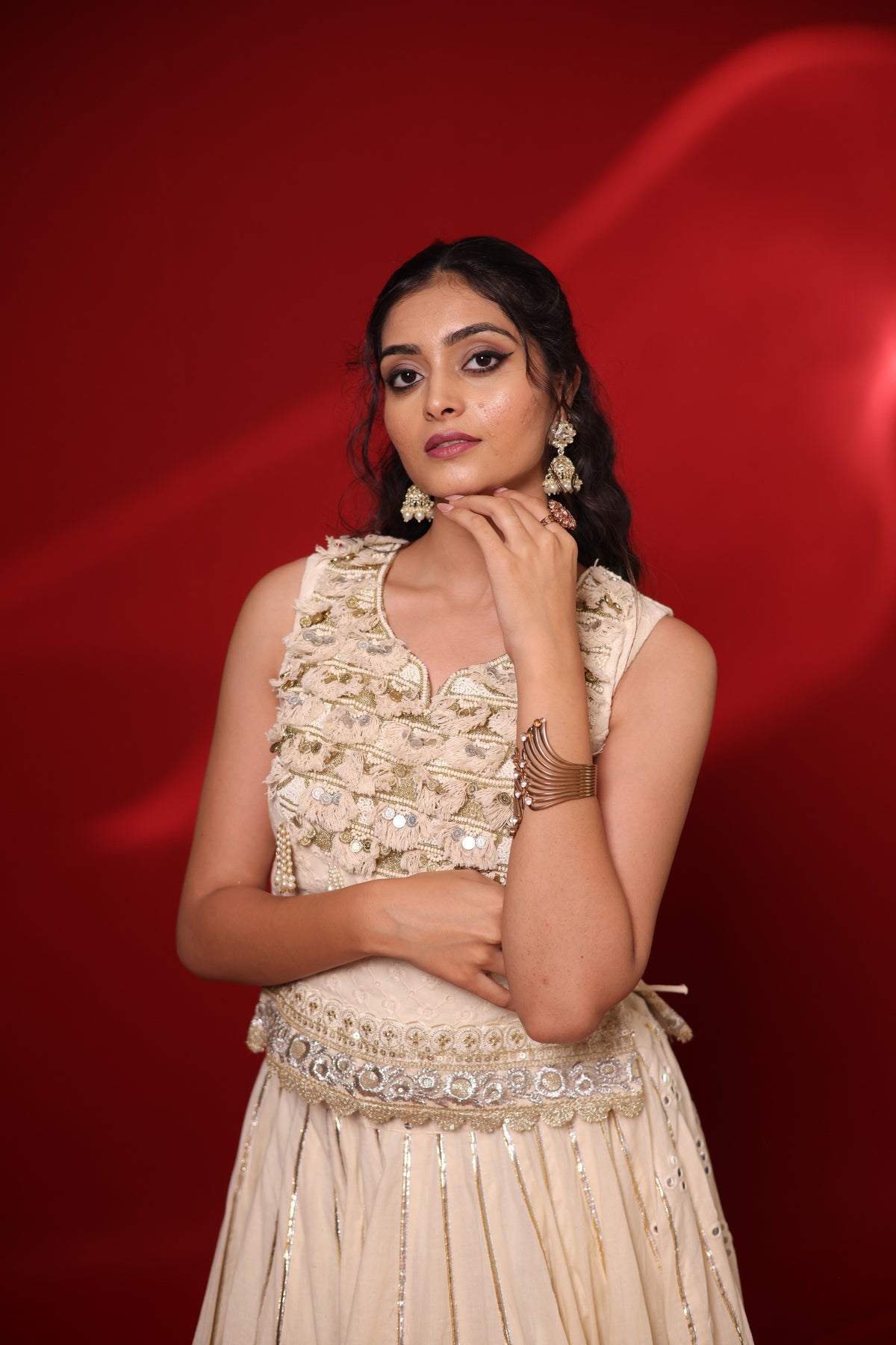Motimel Lehenga Set