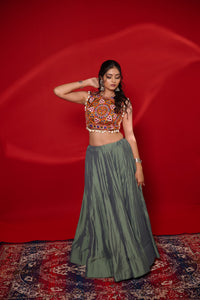 Gamthi Tadka Lehenga Set