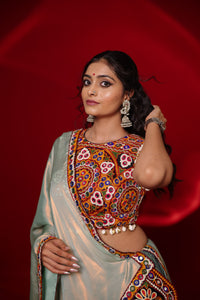 Gamthi Tadka Lehenga Set