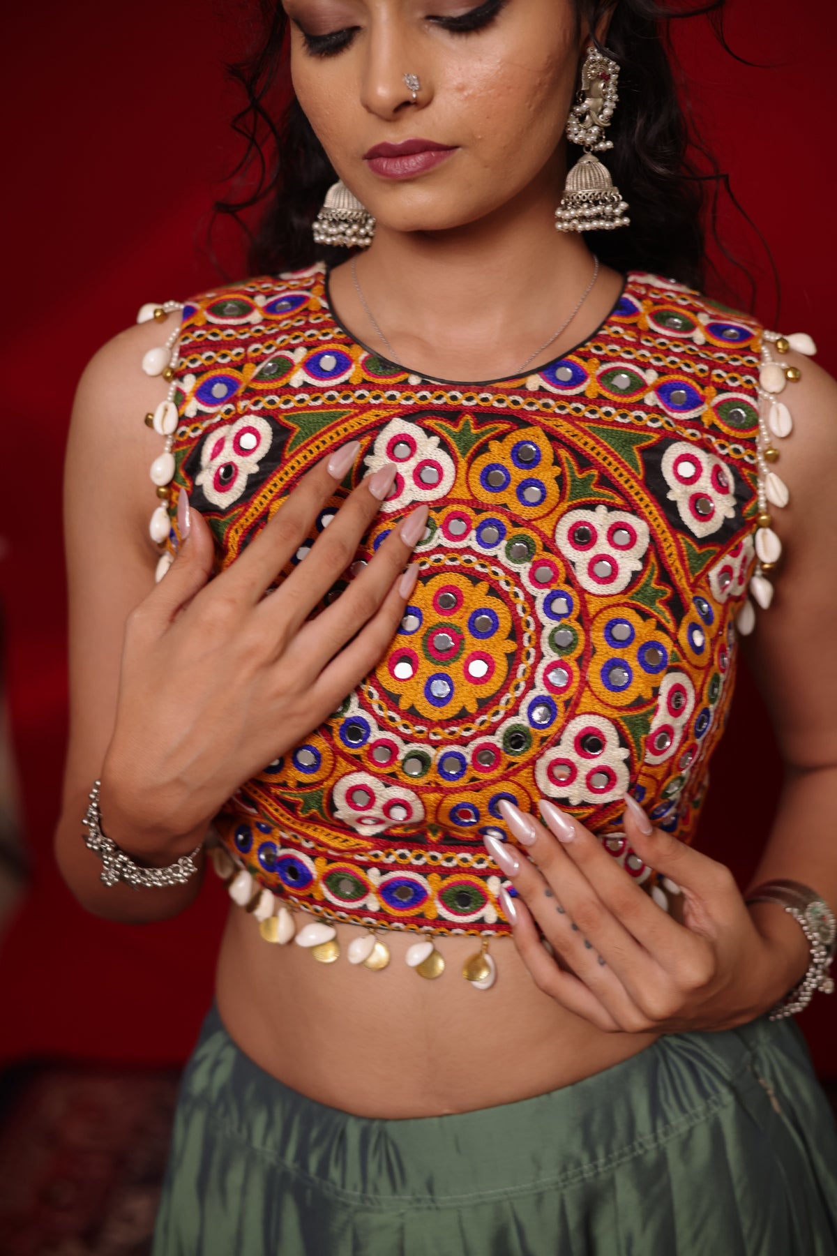 Gamthi Tadka Lehenga Set