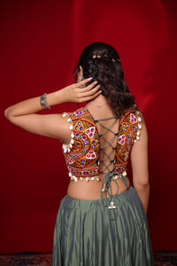 Gamthi Tadka Lehenga Set