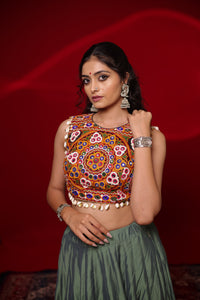 Gamthi Tadka Lehenga Set