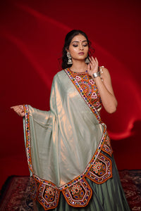 Gamthi Tadka Lehenga Set