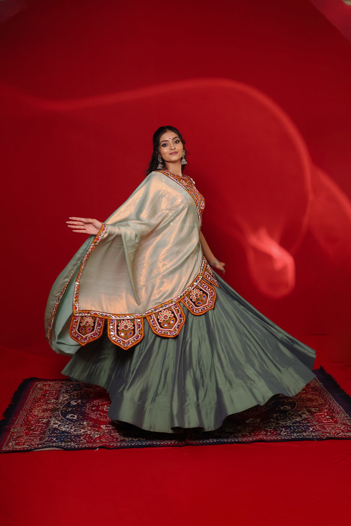 Gamthi Tadka Lehenga Set