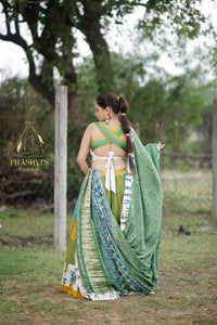Yamuna Slub Silk Lehenga Set