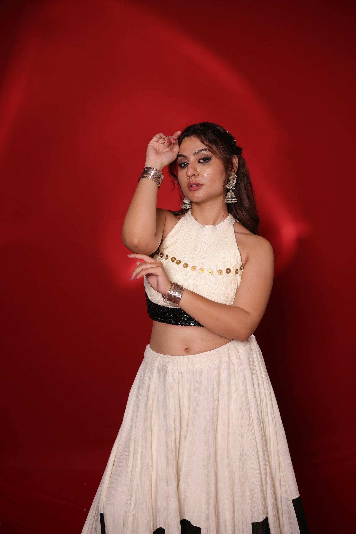 Zankar Noir Lehenga Set