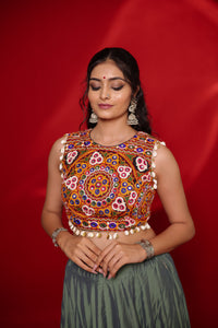 Gamthi Tadka Lehenga Set