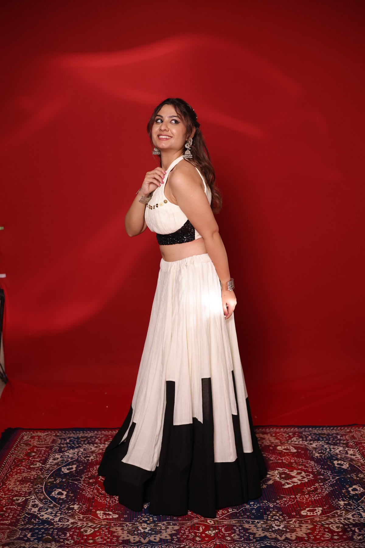 Zankar Noir Lehenga Set