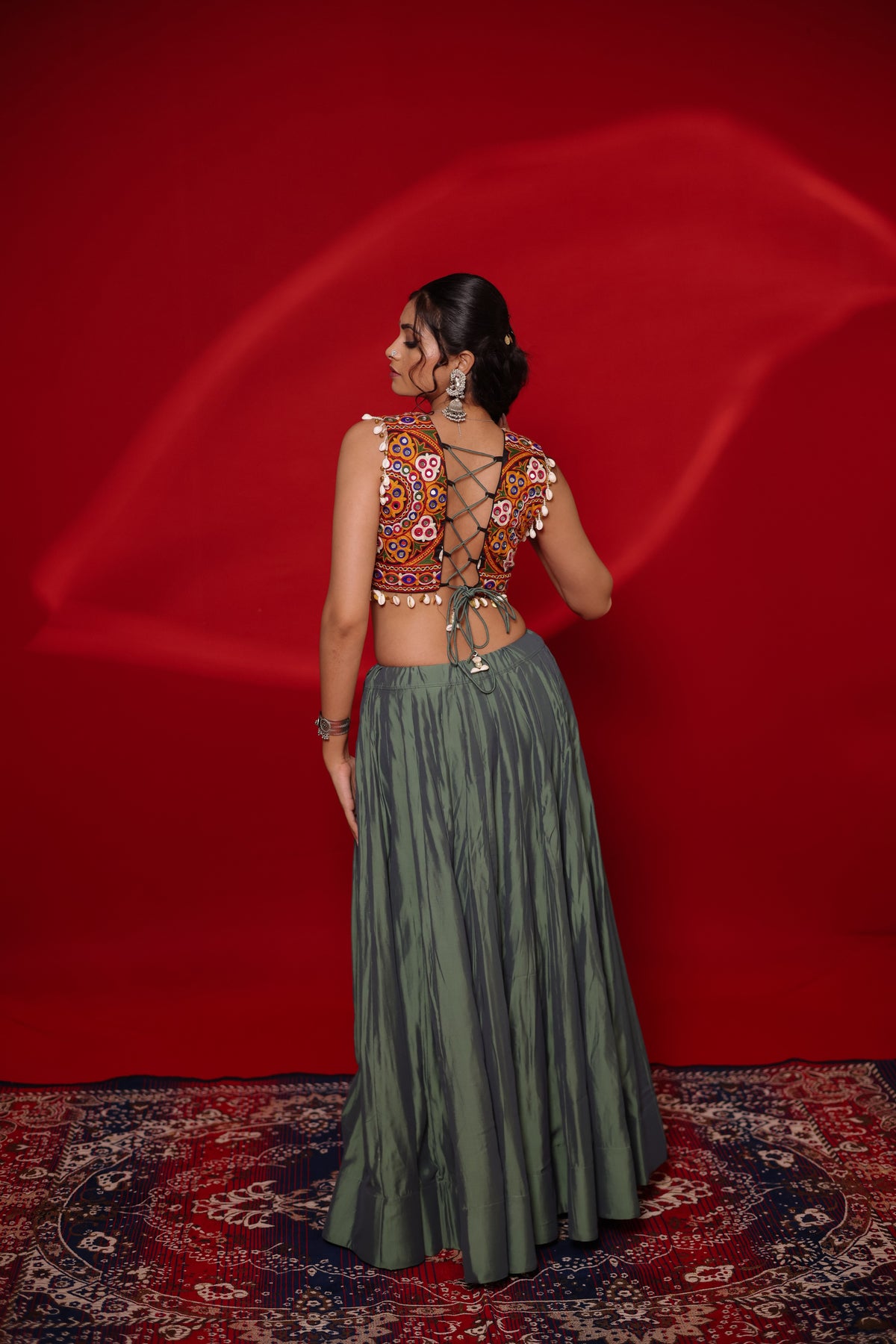 Gamthi Tadka Lehenga Set