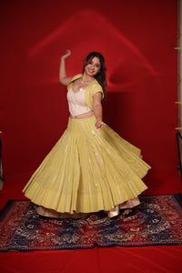 Devi Drapé Lehenga Set