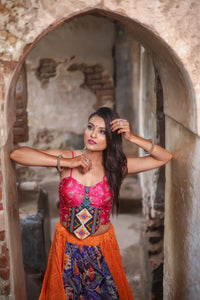 Navrangi Flare Lehenga Set