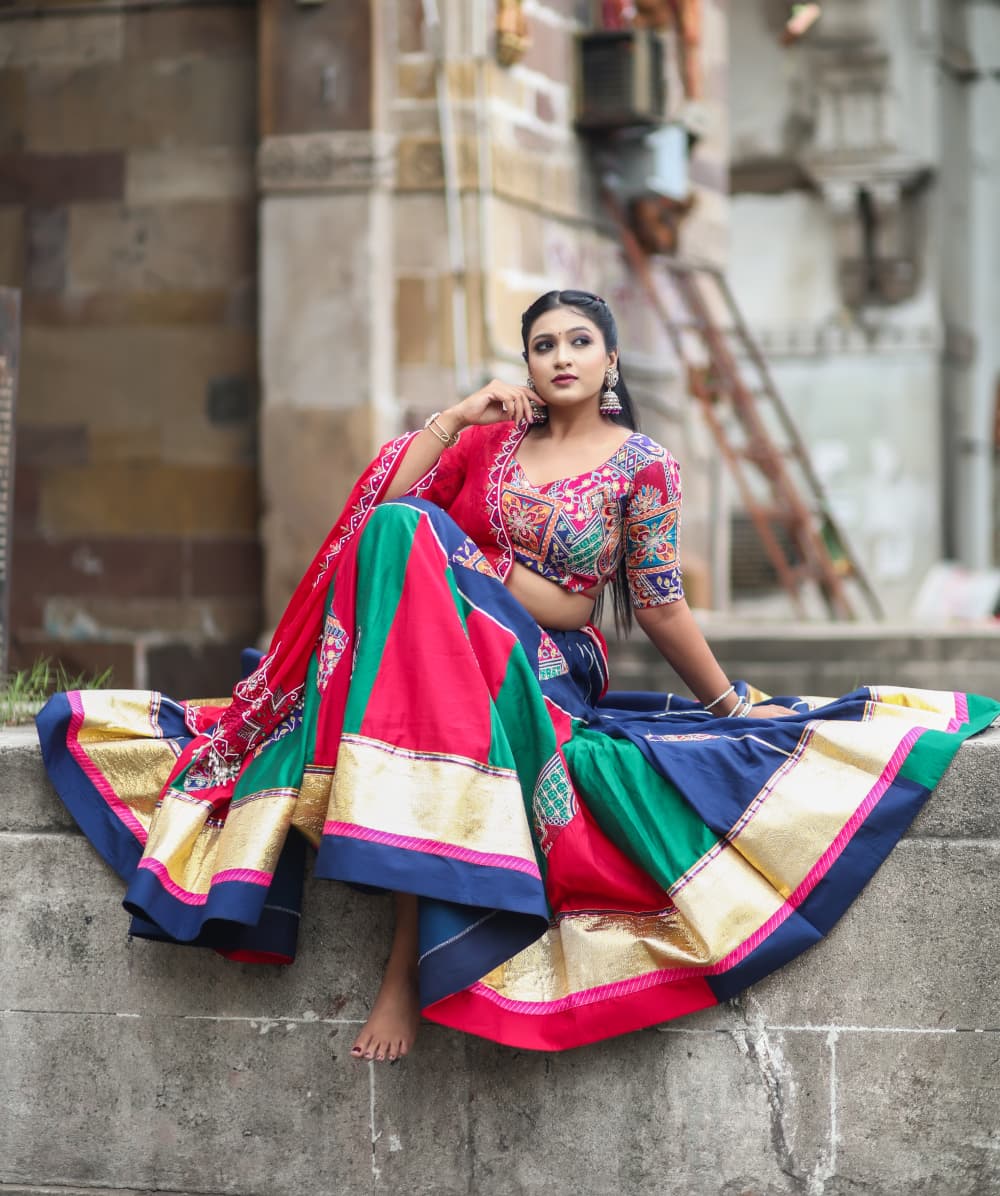 Durga Statement Lehenga Set