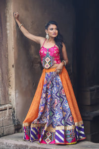 Navrangi Flare Lehenga Set