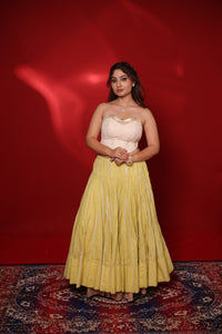 Devi Drapé Lehenga Set