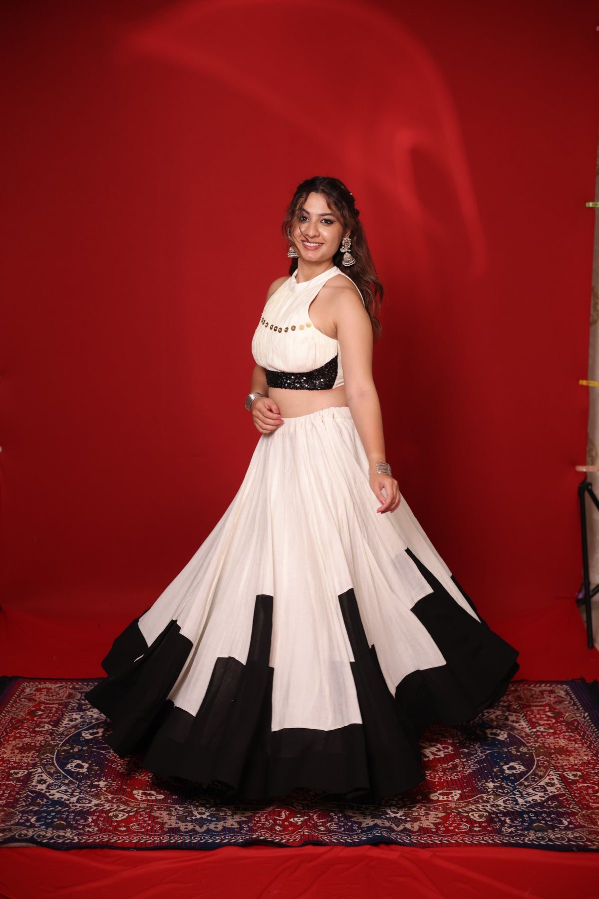 Zankar Noir Lehenga Set