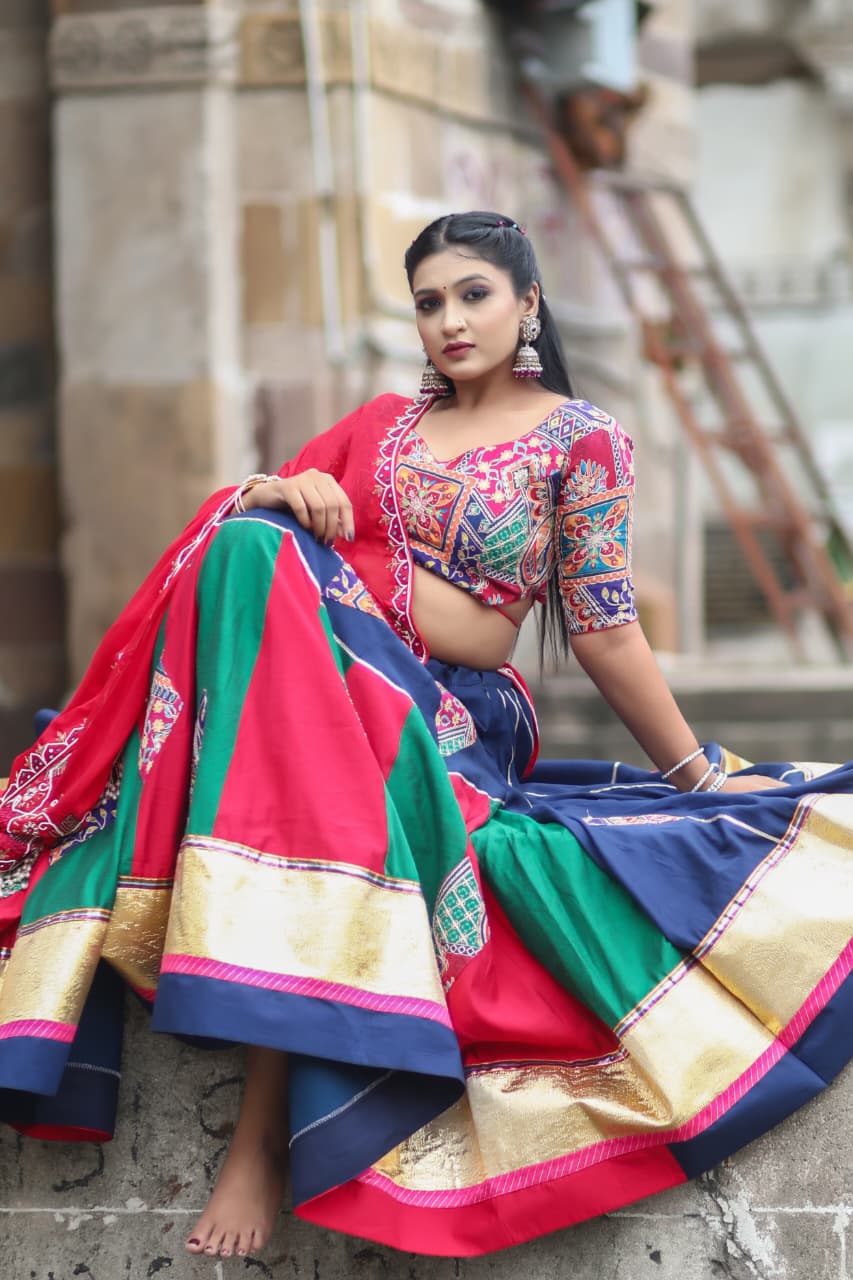 Durga Statement Lehenga Set