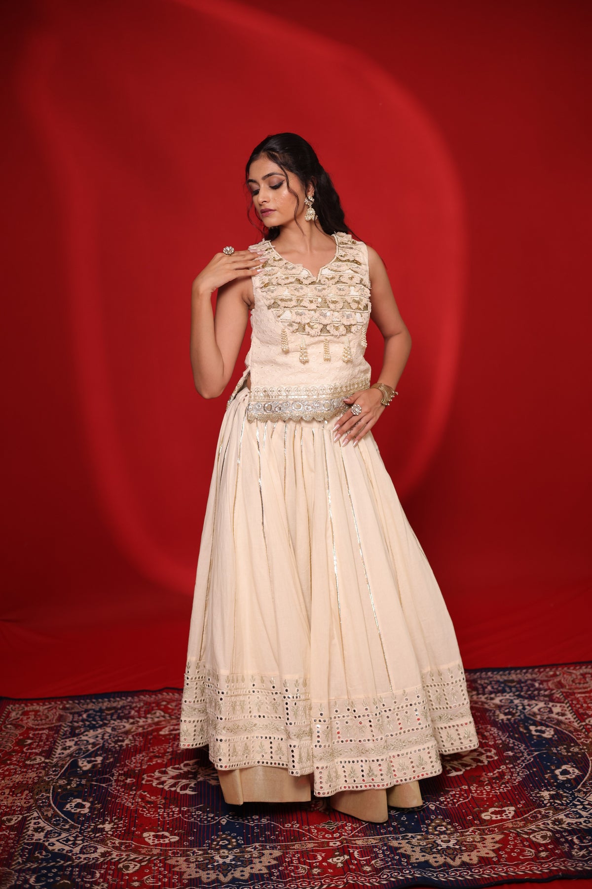 Motimel Lehenga Set