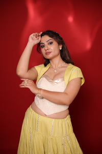 Devi Drapé Lehenga Set