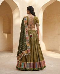 Mata No Rang Jaipur Cotton Lehenga Set