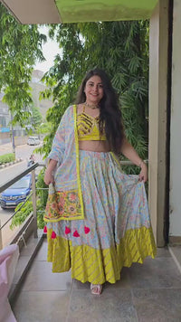 Gulabo Pure Braso Cotton Lehenga Set