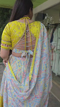 Gulabo Pure Braso Cotton Lehenga Set