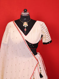 Swastik – Crush Chinon Flared Lehenga Set