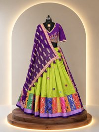 Matangi – Jaam Cotton Heritage Flare Lehenga