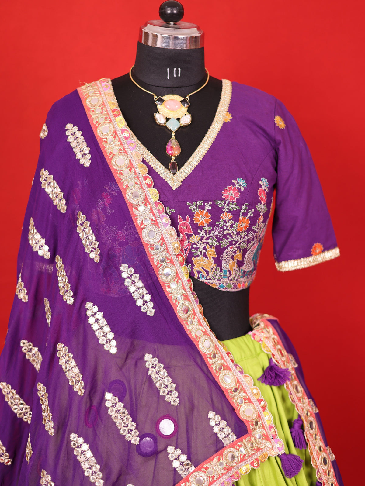 Matangi – Jaam Cotton Heritage Flare Lehenga