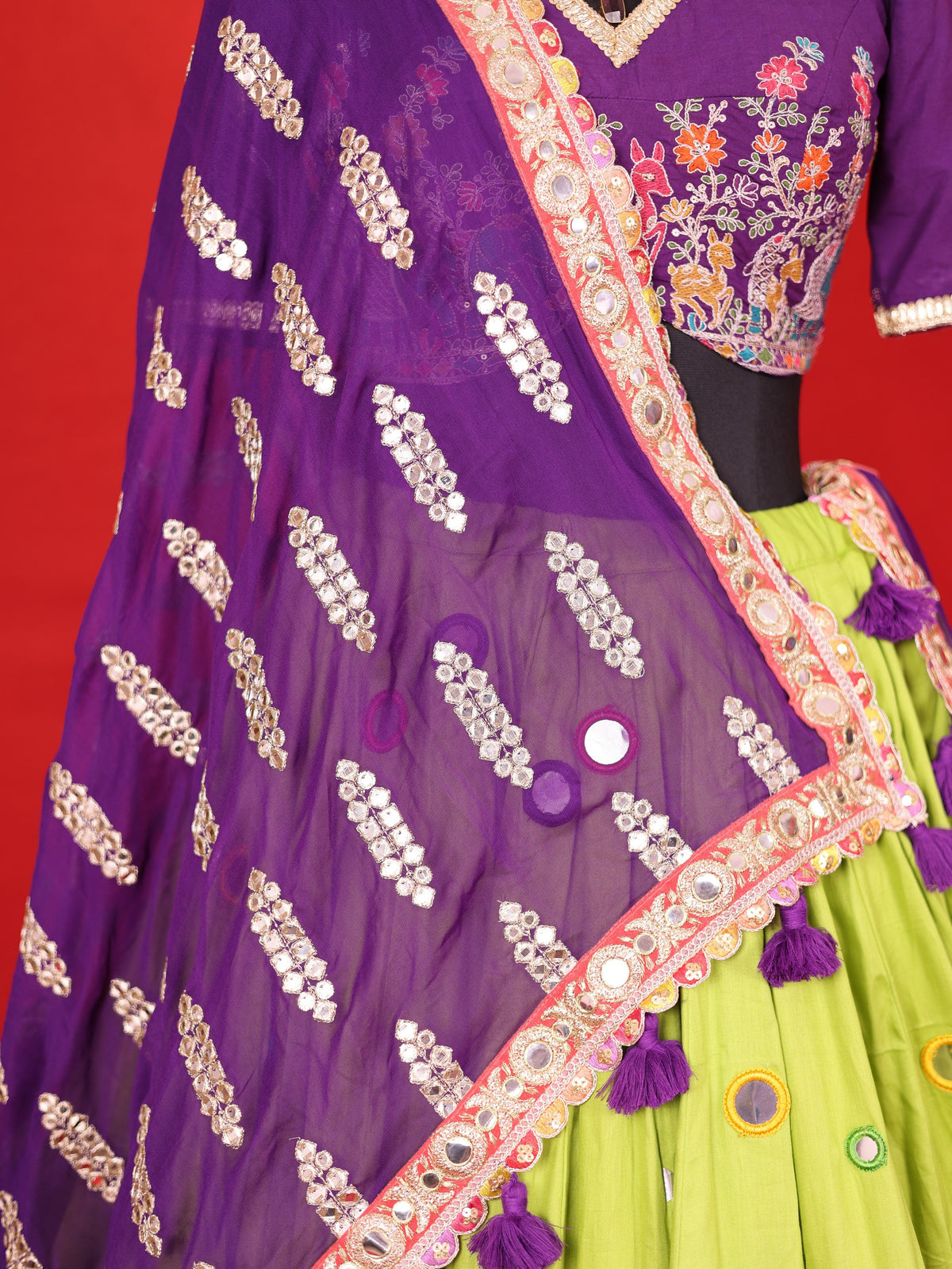 Matangi – Jaam Cotton Heritage Flare Lehenga