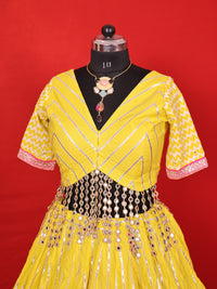Sargam – Gota Patti & Mirror Work Cotton Lehenga